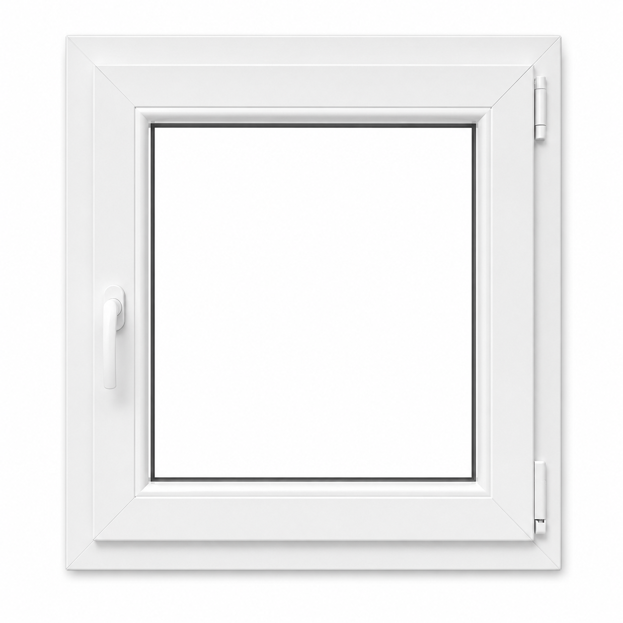 Ventana de una hoja oscilobatiente de 600 por 600 milímetros